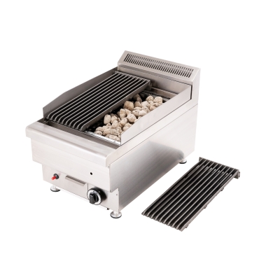 Grill charcoal pierre de lave &agrave; gaz 1 br&ucirc;leur
